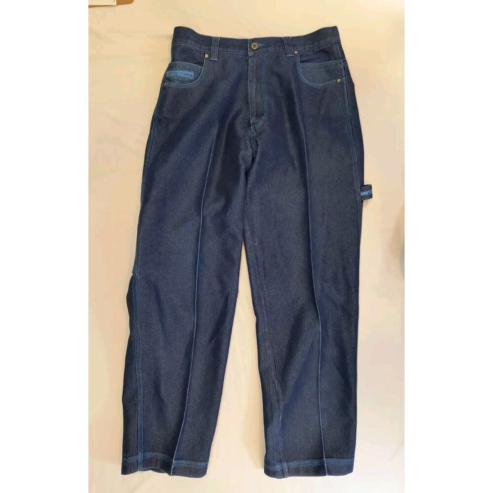 VNT CLENCH 701 JEANS Denim 36x32/31(See Pics)Baggy Carpenter Wide Skater Style